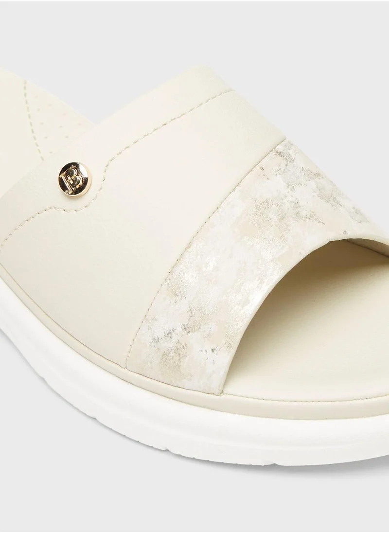 shoexpress One Strap Wedge Sandals