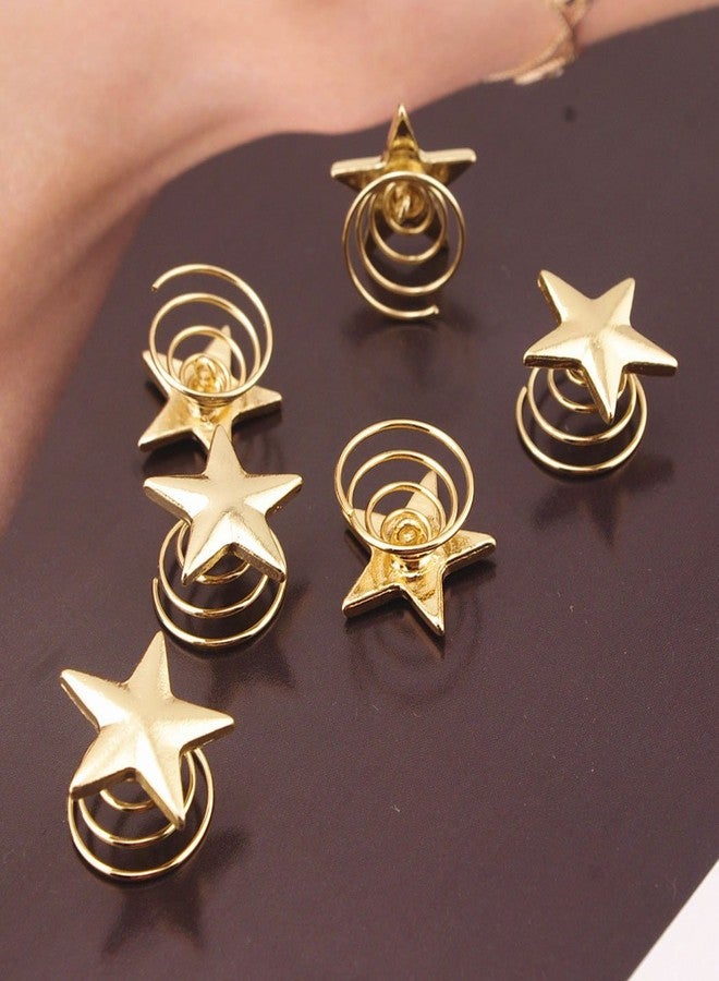 Jovono Bride Wedding Hair Clips Gold Star Headpieces Boho Fashion Hair Accerssories for Women and Girls - Image 4