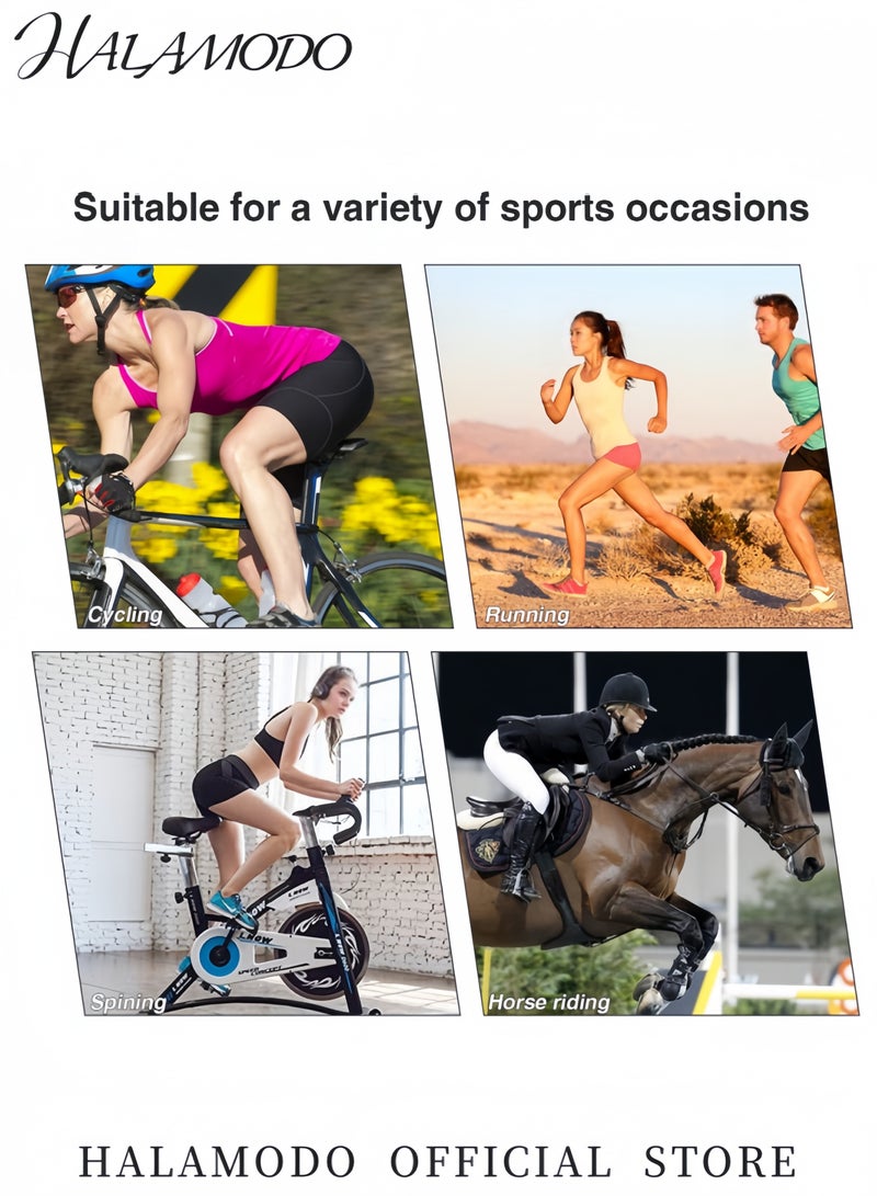 HALAMODO Women’s Cycling Underwear Shorts Bicycle MTB Underwear with 3D Comfortable Padding Breathable Cycling Shorts for Women  - Image 4