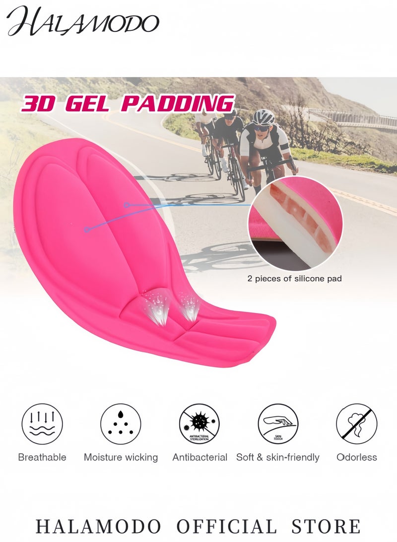 HALAMODO Women’s Cycling Underwear Shorts Bicycle MTB Underwear with 3D Comfortable Padding Breathable Cycling Shorts for Women  - Image 2