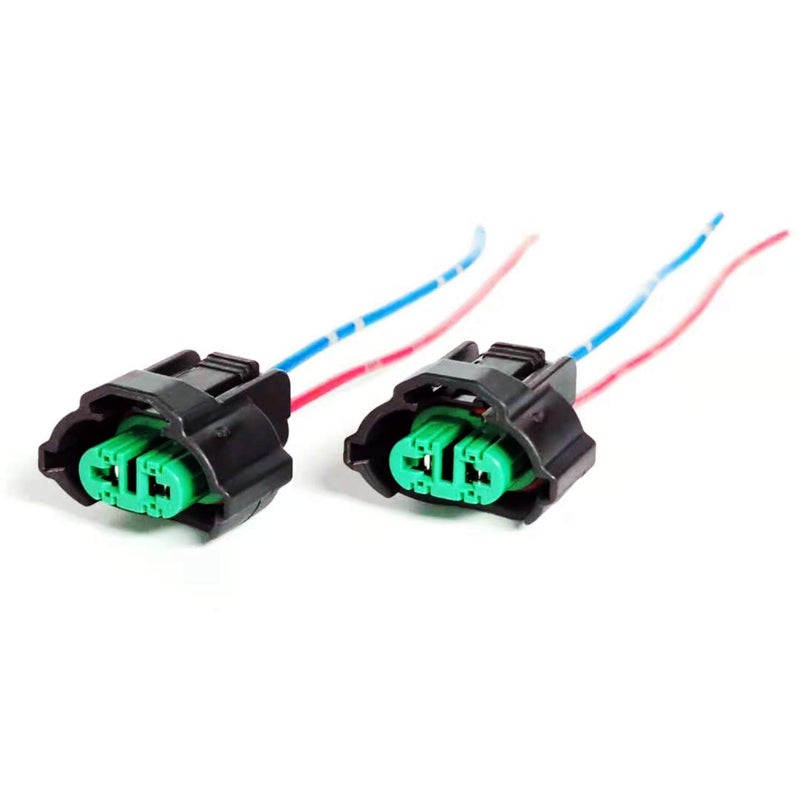 ONEX 2X H11 H8 OEM Pigtail Wiring Harness Plug Female Adapter Socket Connector for HID LED Headlight Fog Light Retrofit