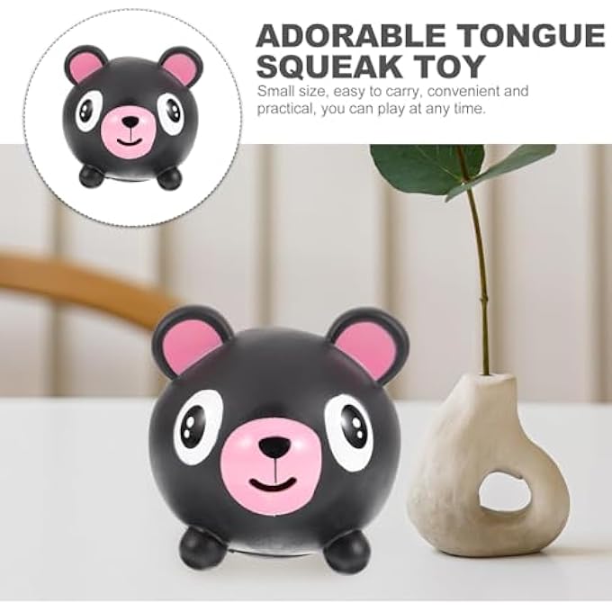 Tazweeq Ball Rubber Vent, Decompression Toystongue Birthday Squeaky Doll, Animal Relievers, Teenagers Play Prizes, Desk Adorable Screaming Favor, Toys Squeeze - Image 4