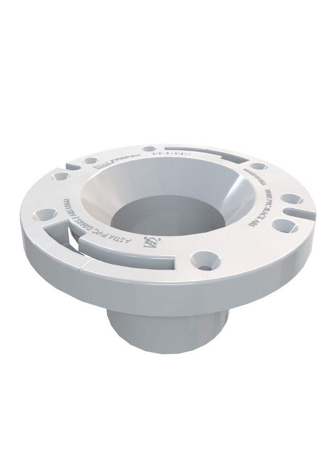 أوتي شفة خزانة Oatey مقاس 3 بوصات من مادة PVC مزودة بحلقة بلاستيكية - Image 3