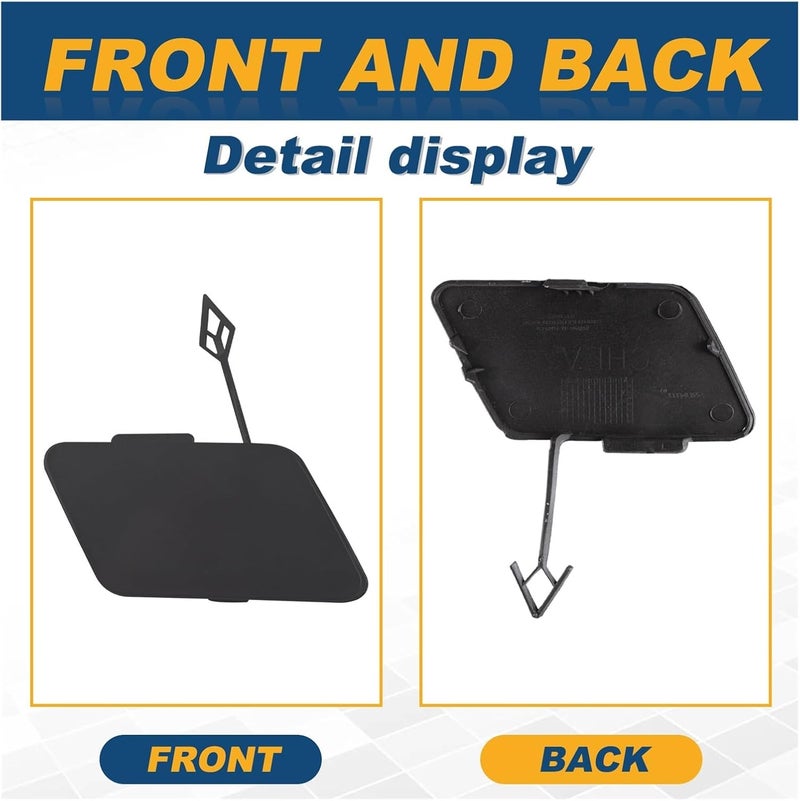 Yurefax Front Bumper Tow Hook Cap for Chevrolet Cruze - Image 4