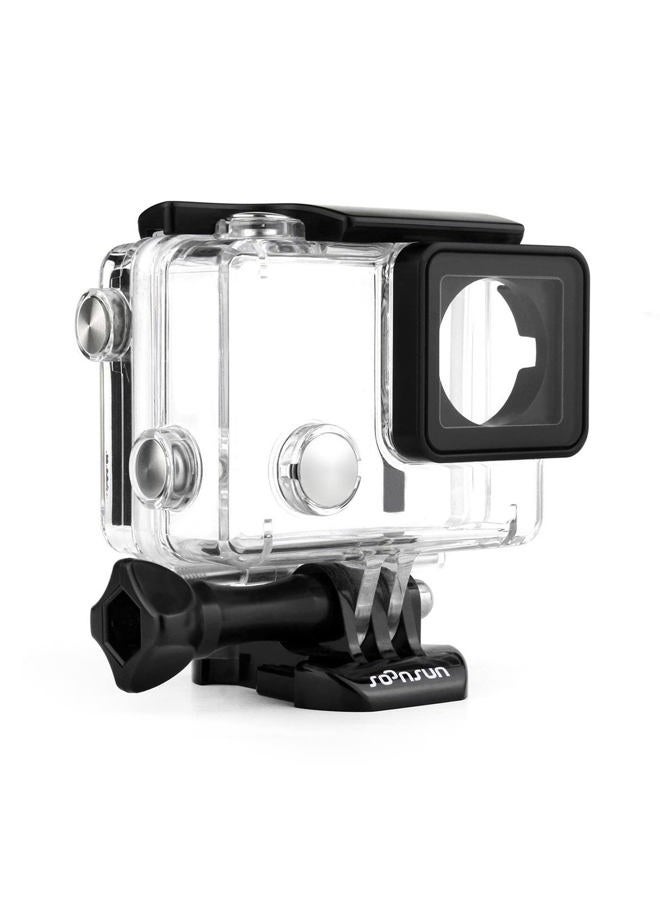 SOONSUN Standard Waterproof Case Dive Housing for GoPro Hero 4/3+/3, Waterproof Up to 40 Meters, Compatible with BacPac LCD Screen or Battery - Image 1