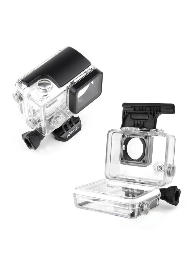 SOONSUN Standard Waterproof Case Dive Housing for GoPro Hero 4/3+/3, Waterproof Up to 40 Meters, Compatible with BacPac LCD Screen or Battery - Image 5