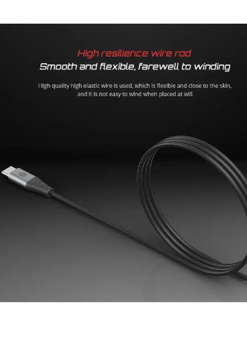 RedMagic Headphone with Type-C port The headphone comes with soft ear tips to fit different ear sizes, dedicated for gaming - Image 4