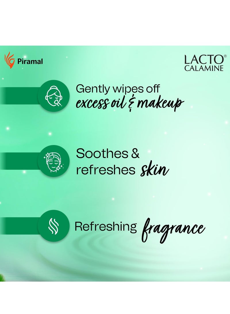 لاكتو كلامين مناديل اليومية لتنظيف الوجه حزمة من المناديل المبللة للوجه مع الصبار والخيار وفيتامين E، مزيل المكياج، مرطب، منعش، مهدئ وخالى من الكحول - Image 3