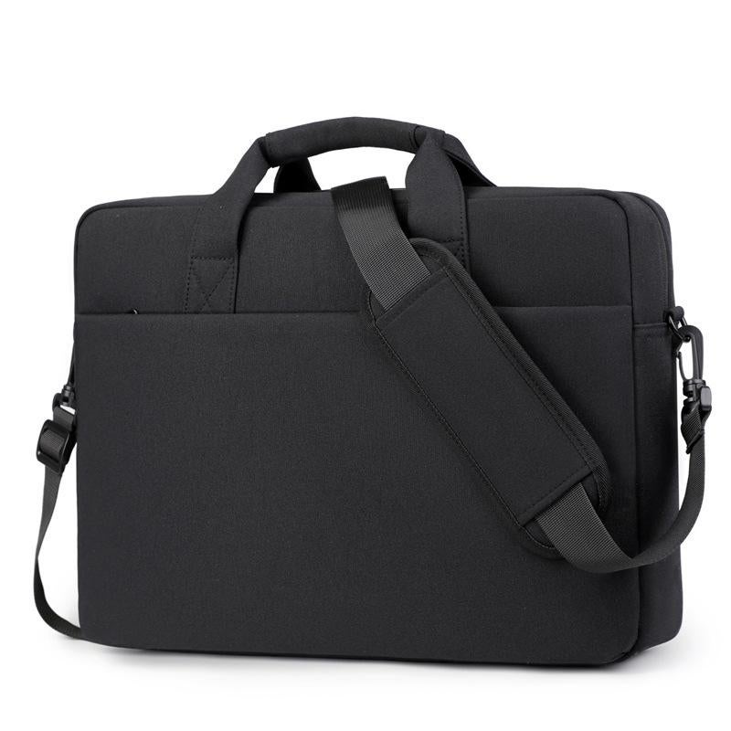 Black Laptop Bag – for 15-15.6 Inch, Waterproof Neoprene, Sleeve Case, with Pocket