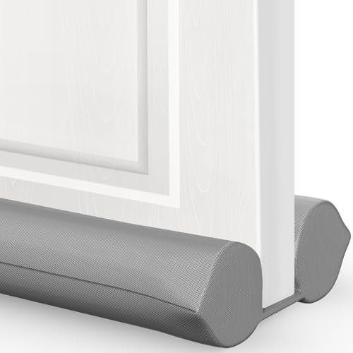 Comfyanno Under Door Draft Stopper - Bottom Door Gap Filler & Seal - Fits 30” to 36” Door - Windproof Coating Cover - Block Noise, Sound, Cold Air, Light, Wind - Easy Install Draft Blocker - Gray - Image 1