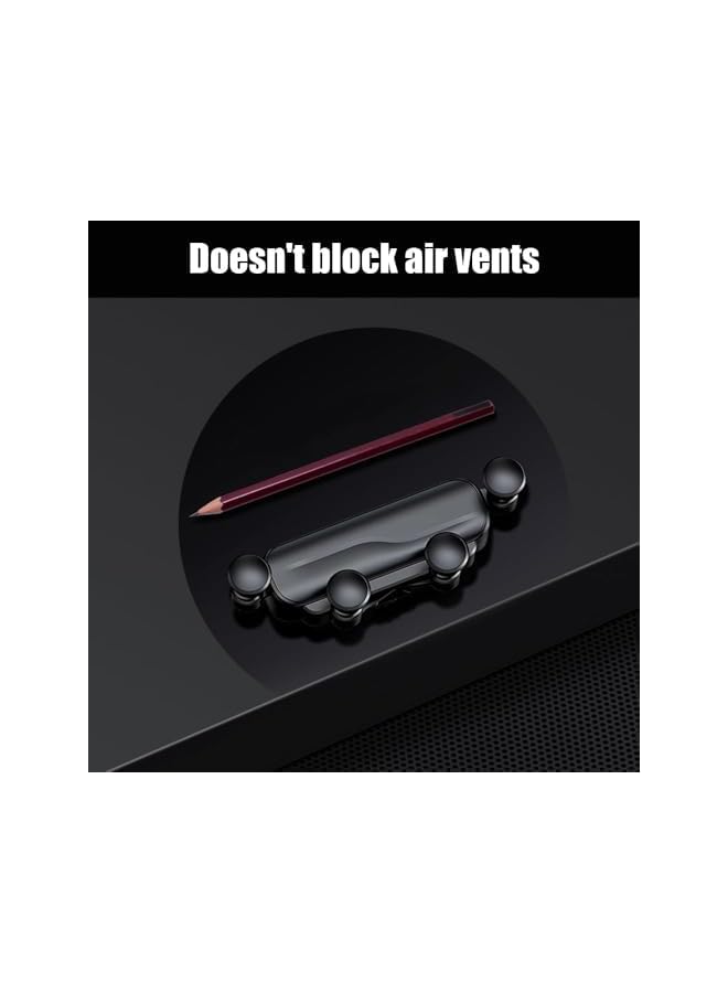 S-TOP Car Air Vent Phone Holder, Rotatable Car Phone Holder, Gravity Phone Holder with Rotatable Rocker Arm, Phone Holder with Extension Clip, Suitable for All Mobile Phones/iPhone/Samsung - Image 4