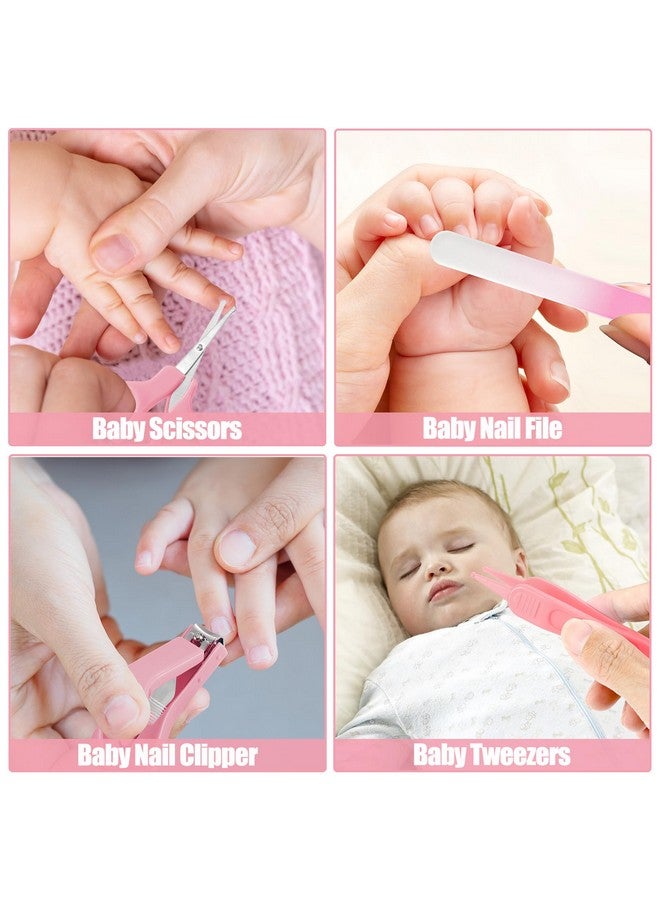 POPYJAN Baby Healthcare and Grooming Kit for Newborn Kids, 31PCS Upgraded Safety Baby Care Kit, Newborn Nursery Health Care Set, Baby Care Products (Pink（31PCS) - Image 5