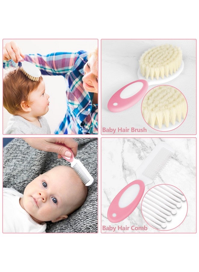 POPYJAN Baby Healthcare and Grooming Kit for Newborn Kids, 31PCS Upgraded Safety Baby Care Kit, Newborn Nursery Health Care Set, Baby Care Products (Pink（31PCS) - Image 3