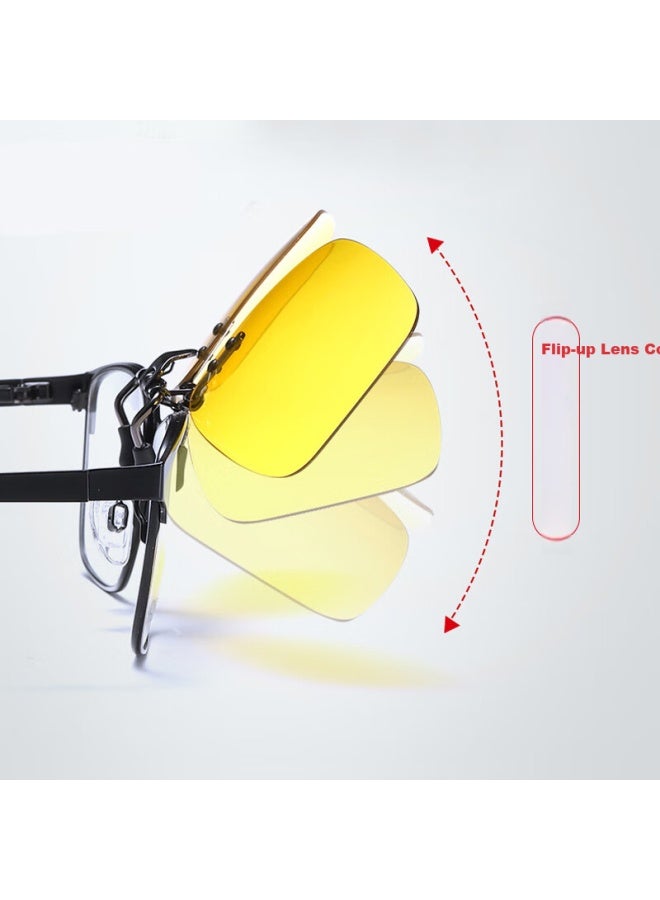 Lovedru Ralph Drew Night Driving Gl Anti-glare Anti-glare Near-sighted Clip-on High Definition Photochromic Polarized Night Vision Gl Clip - Image 2