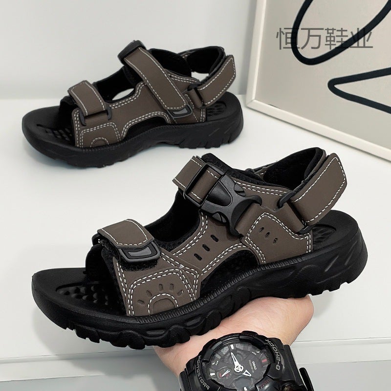 Fujian Big Manufacturers New Summer Sandals Boys Trendy Children'S Sandals Casual Sports Beach Shoes Outdoor Large - Image 3