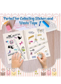 Reusable Sticker Book 80 Sheets Blank Activity Sticker Collecting