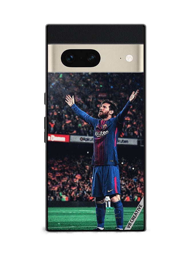 VR CREATIVE Protective Case Cover For Google Pixel 7 Lionel Messi Design Multicolour - Image 1