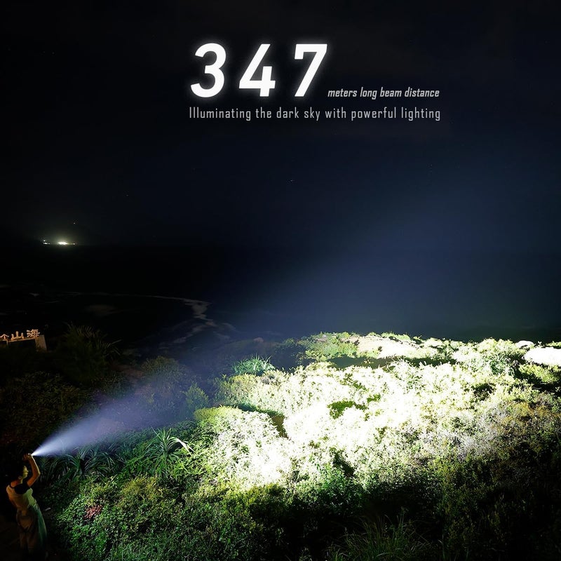 IMALENT BL70 EDC Minimalist Flashlight, 6000 Lumen Tactical Flashlight, White and Red Light, with 1 CREE XHP70.2 LED, OLED Display, Fast Type-C Charging, IP68 Resistant for Camping Hiking Emergency - Image 3