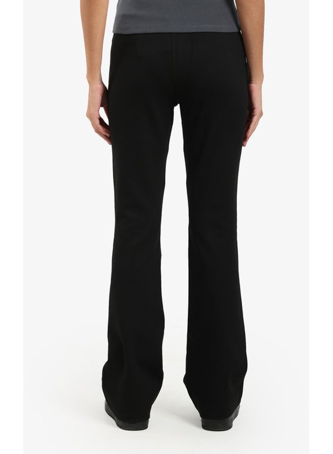 Carina Black Cotton Blend Pants - Image 5