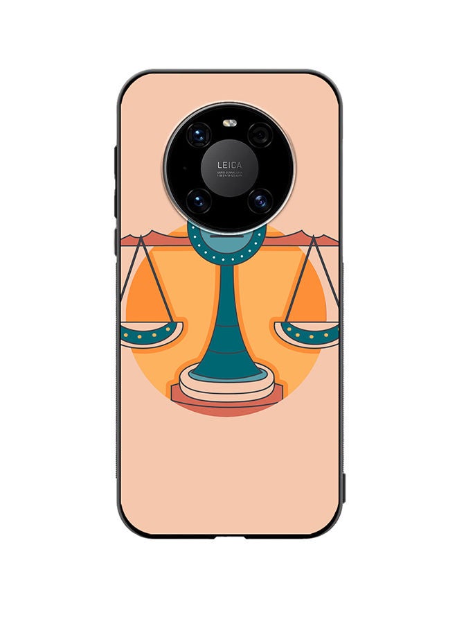 VR CREATIVE غطاء حماية لهاتف هواوي ميت 40 بتصميم علامات زودياك المتوازن متعدد الألوان - Image 1