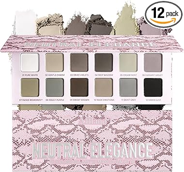 Afflano All Matte Eyeshadow Palette for Brown Eyes Highly Pigmented Taupe Grey Nude Neutral Eyeshadow Palette Smoky GothBlendable Cool Toned Matte Eye Shadow for Mature Women Everyday Natural Makeup - Image 1