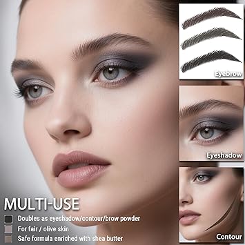 Afflano All Matte Eyeshadow Palette for Brown Eyes Highly Pigmented Taupe Grey Nude Neutral Eyeshadow Palette Smoky GothBlendable Cool Toned Matte Eye Shadow for Mature Women Everyday Natural Makeup - Image 4