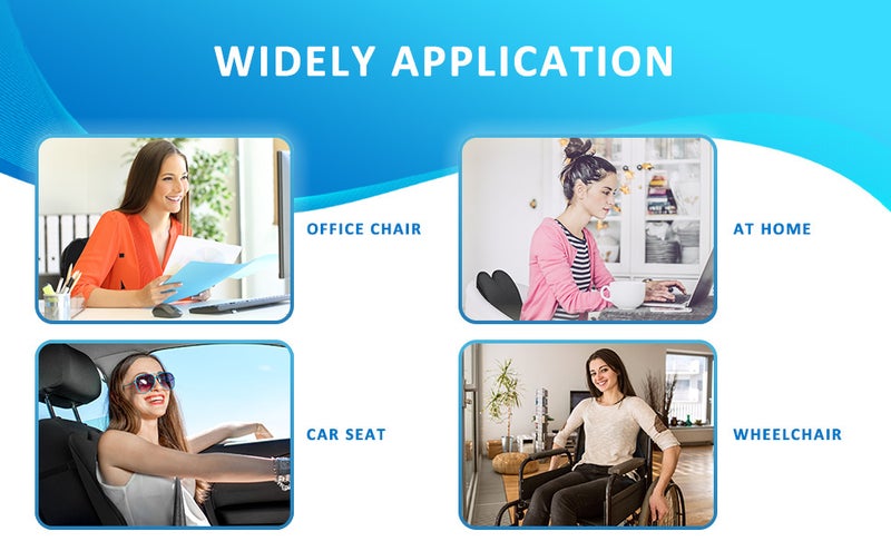 Backfit Orthopedic Lumbar Support Pillow for Chair – Memory Foam Backrest Cushion for Back Pain Relief & Posture – Ergonomic Mesh Cover with Strap – Office, Car, Home Use (Black) - Image 4