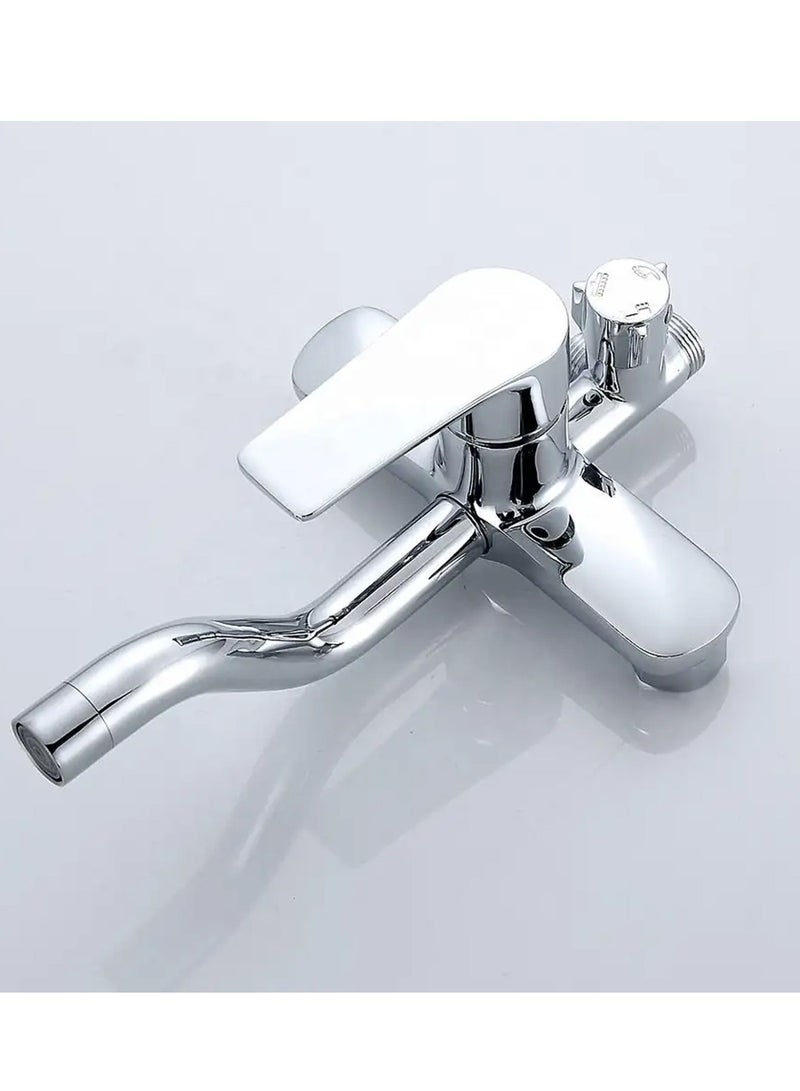VALENCIA Hassan Premium Multi-Function Bathroom Shower System with Rain Shower Head, Handheld Showerhead, Adjustable Holder, Diverter, and Swiveling Bracket - Image 4