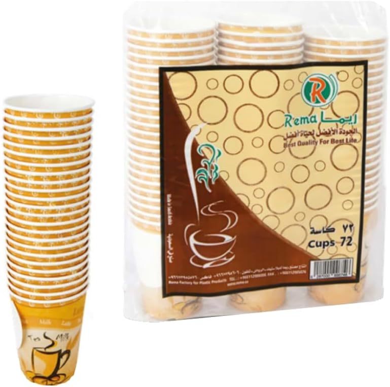 Paper Cups 72 Pieces