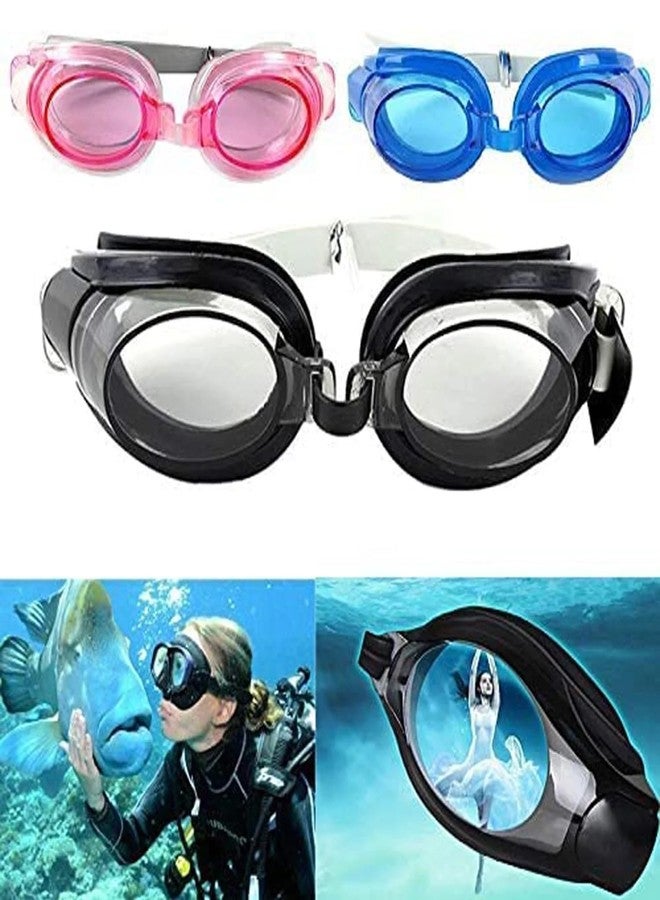 Red Champion Professional Swimming Goggles with Ear & Nose Plugs | Adjustable Strap | Anti-Fog Coating | 100% Waterproof | UV Protection for Indoor & Outdoor Swimming - Image 2
