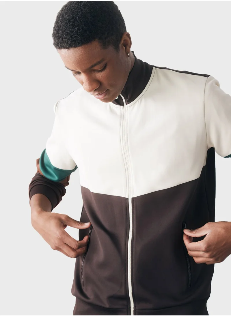 DeFacto Color Block Jacket