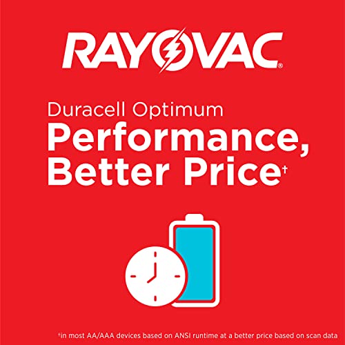 Rayovac بطاريات رايوفاك فيوجن AA (8 عبوة) ، بطاريات قلوية مزدوجة A - Image 2