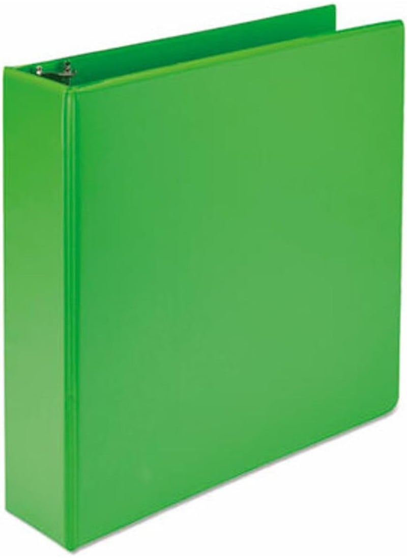 Samsill Samsill Earths Choice PlantBased Durable Fashion View Binder 3 Rings 2 Capacity 11 x 85 Lime 2Pack  - Image 1