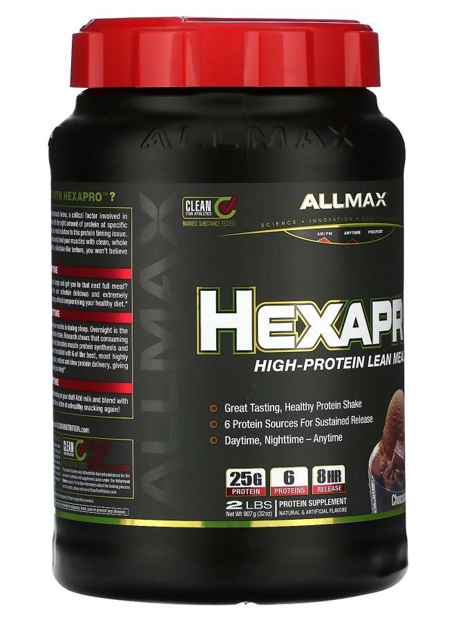 Allmax Hexapro™ High-Protein Lean Meal Chocolate 2 lbs (907 g) - Image 2