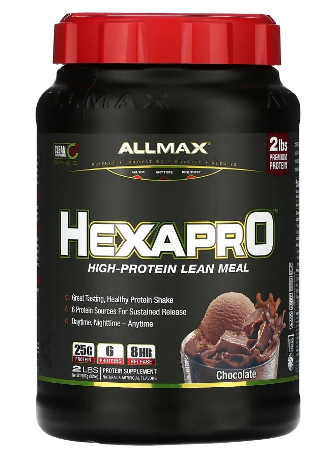Allmax Hexapro™ High-Protein Lean Meal Chocolate 2 lbs (907 g) - Image 1