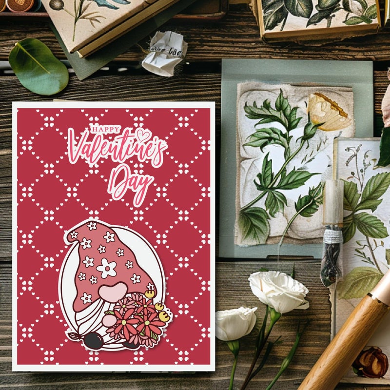Arbuya Happy Valentine'S Day Sentiment Clear Stamps For Card Making Or Journaling  Valentines Day Sayings Verses Phrase Silicone Stamps For Journals Scrapbooking Paper Crafts Decoration - Image 3