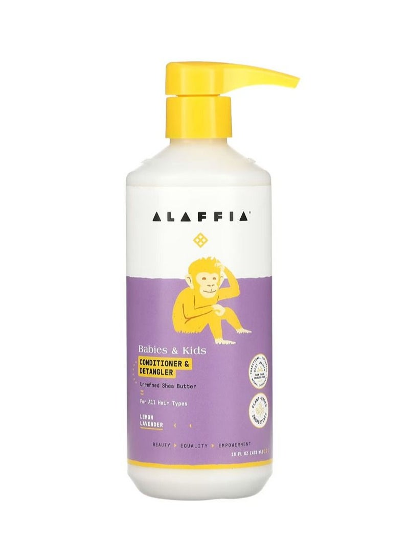 Alaffia - Conditioner and detangler for children with lemon and lavender 473 ml - Image 1