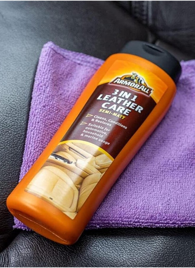 ARMOR ALL 3-In-1 Leather Care Semi Matt 250 Ml ARMOR ALL  - Image 2