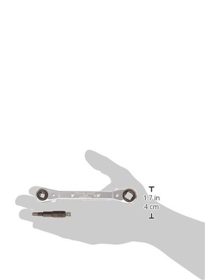 يلو جاكيت مفتاح ربط يدوي، مقاس من 3/16 بوصة إلى 3/8 بوصة، طول 5-1/2 بوصة - Image 2