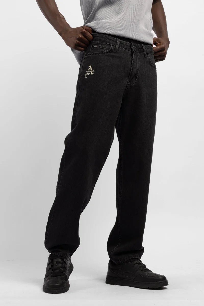 Catch Catch Studio Printed Baggy Jeans