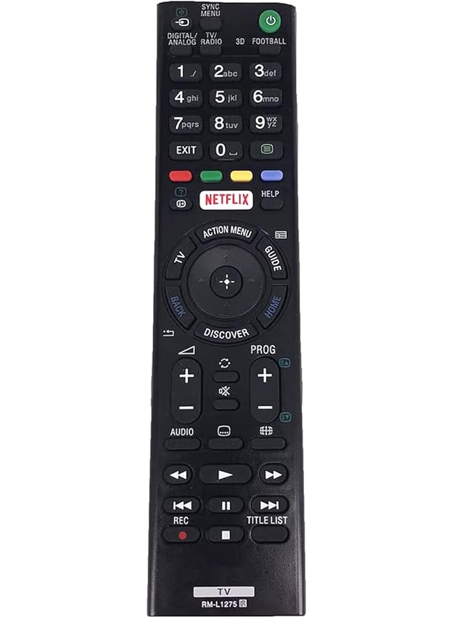 Universal RM-L1275 Replaced Remote Control Fit for Sony LCD LED HD TV RMT-TX100D RMT-TX100B M-ED012 RM-ED053 RM-W102