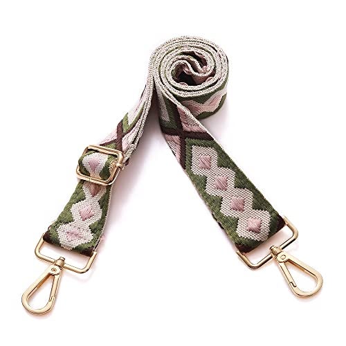 S-Jacorry Purse Strap Replacement Crossbody Wide Shoulder Strap Adjustable Canvas Straps Handbag Strap Replacement Belts - Image 2