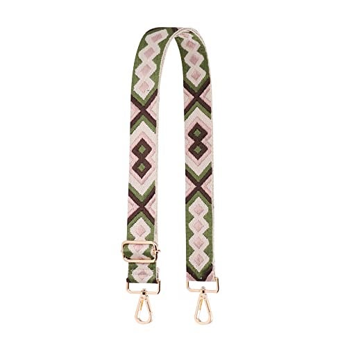 S-Jacorry Purse Strap Replacement Crossbody Wide Shoulder Strap Adjustable Canvas Straps Handbag Strap Replacement Belts - Image 5