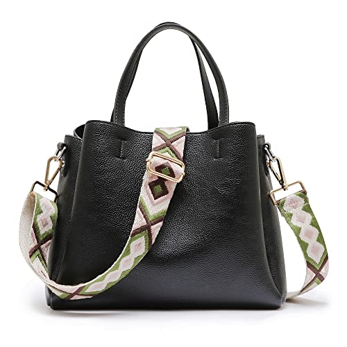 S-Jacorry Purse Strap Replacement Crossbody Wide Shoulder Strap Adjustable Canvas Straps Handbag Strap Replacement Belts - Image 4