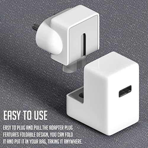LS LAPSTER Quality Assured Indian Style Plug Adapter Duck Head for Power Adapters of MacBook,Powerbook, Pro, Air, iPod, iPhone, iPad, iBook - Image 2