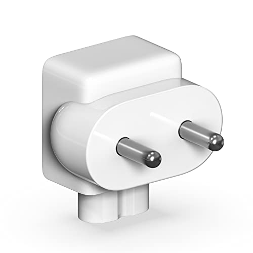 LS LAPSTER Quality Assured Indian Style Plug Adapter Duck Head for Power Adapters of MacBook,Powerbook, Pro, Air, iPod, iPhone, iPad, iBook - Image 1