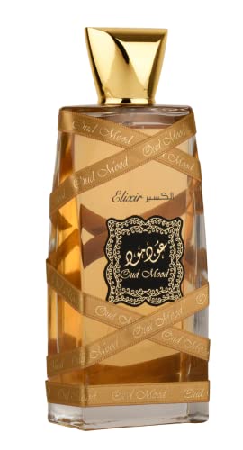 Lattafa Oud Mood Elixir for Unisex Eau de Parfum Spray 34 Ounce 100 ml - Image 1