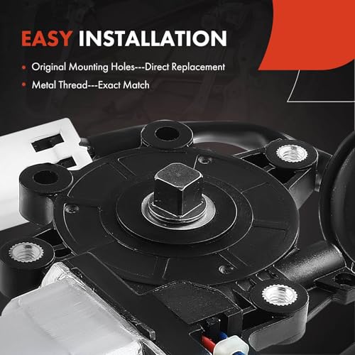 A-Premium Front Left Power Window Lift Motor Compatible with Nissan 350Z 2003-2009 & Infiniti G35 2003-2007, Driver Side, with Anti-Clip Function, Replace# 80731CD000, 80731CD001 - Image 5