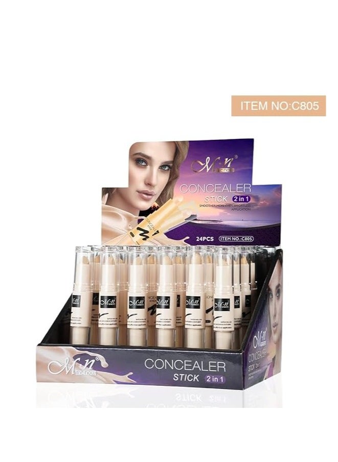 Me Now MN Double Cream Concealer Liquid Cover Blemishes and Dark Circles No: 1  - Image 2