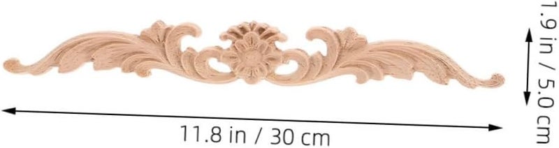 Fine detail MAGICLULU 4pcs Floral Wall Decals Modern Wall Decor Wooden Carving Overlays Outdoor Garden Edging Trim Upgraded general material Rack friendly Moisture proof Ventilated design Multi option design Indoor outdoor all-purpose fit Ready goods scheduled ship Various color options Universal design Carefully selected material Mountain region eligible ship Simple multifunctional build Connectable modular Small apartment fit Batch uniform stable quality Trendy budget practical design Global assorted color picks Space saving Widely used design Market aligned local stock General compatible practical design Modern warehouse management All-in-one local deliver plan Advanced minimal build - Image 2